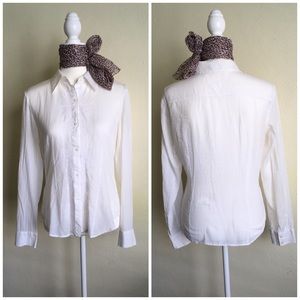 EXPRESS embroidered long sleeve shirt